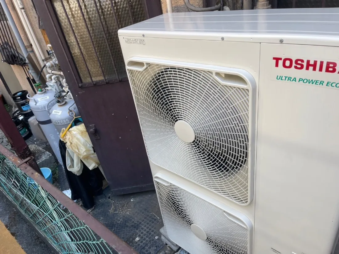 横浜市の業務用エアコン 施工後