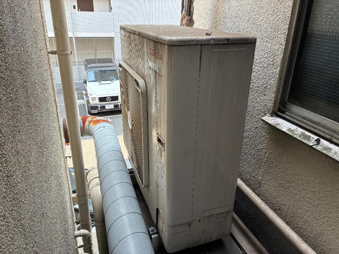 墨田区の業務用エアコン 施工前